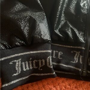Juicy Couture Black and Silver Jacket